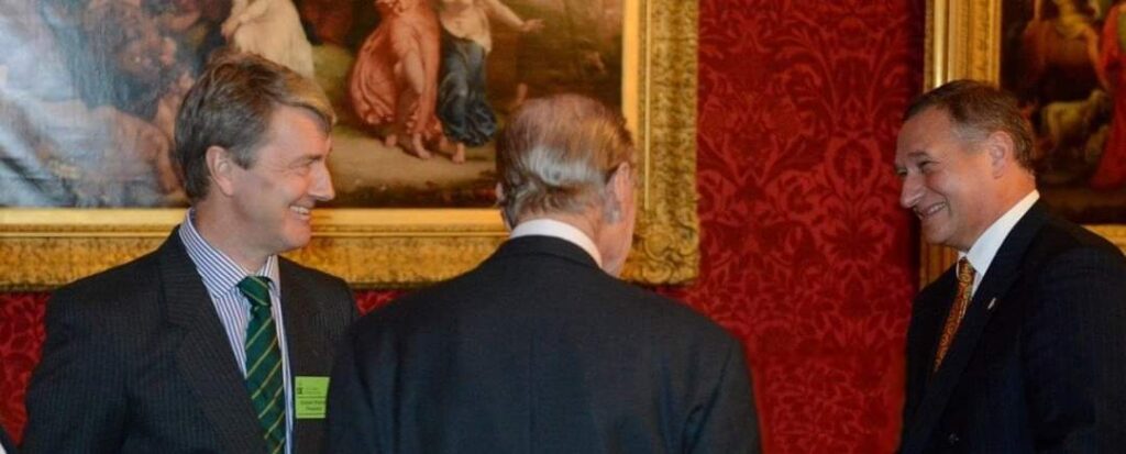Graham Hoyland, HRH Duke of Edinburgh and Sir David Hempleman-Adams
